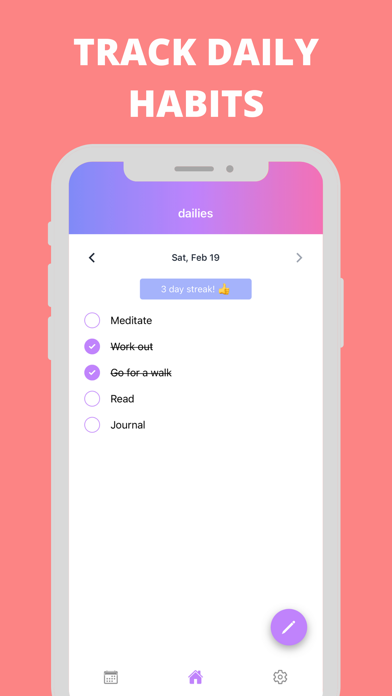 Dailies - Daily Habit Tracker screenshot 3