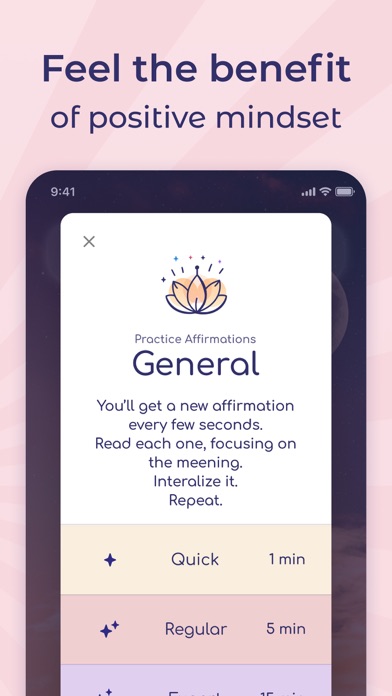 Daily Affirmations & Widgets screenshot 1