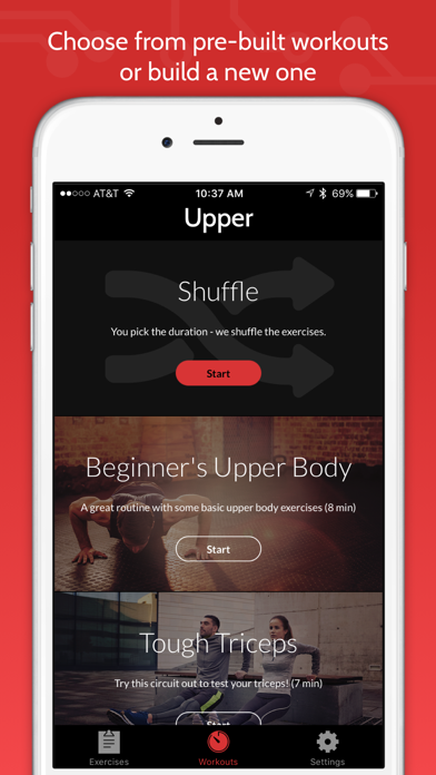 Daily Arm & Upper Body Workouts by FitCircuit screenshot 3