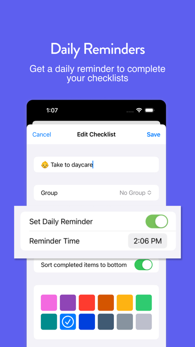 Daily Checklist: CheckYourList screenshot 2