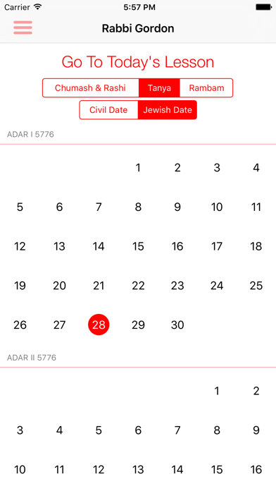 Daily Classes — Rabbi Gordon screenshot 2
