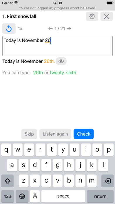 Daily Dictation English screenshot 3