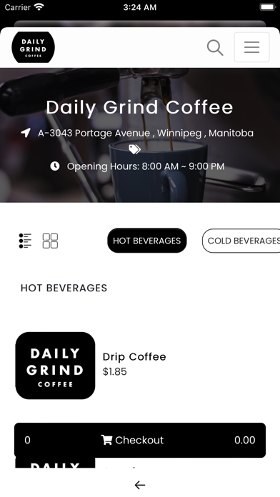 Daily Grind Coffee screenshot 1