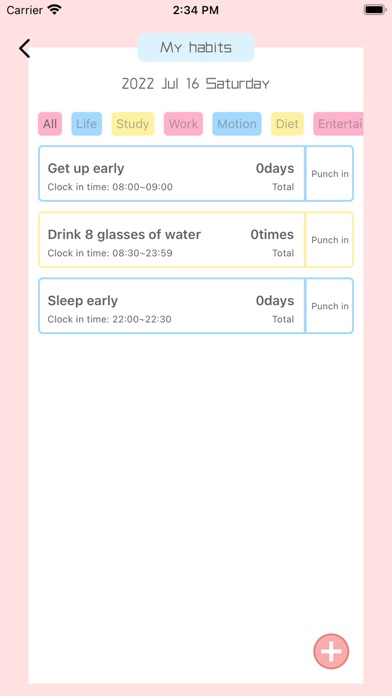 Daily habits - Habit Tracker. screenshot 2