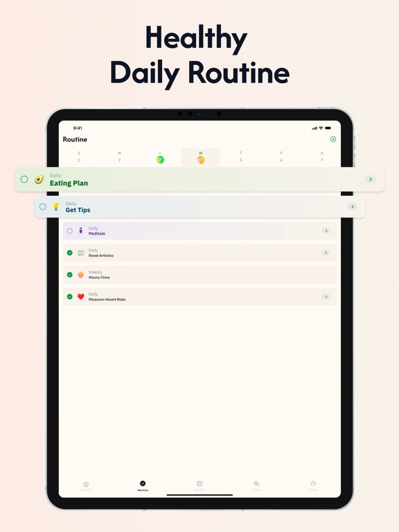 Daily Health - Healthy Routine screenshot 1