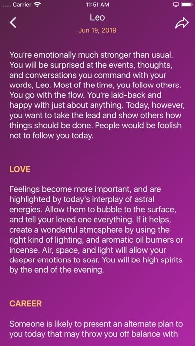 Daily Horoscope - Tarot Reader screenshot 3