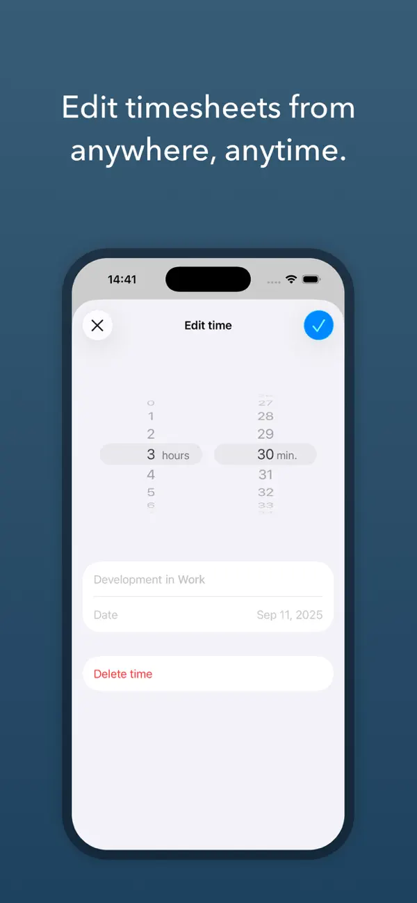 Daily – Hours & Time Tracker screenshot 1