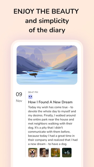 Daily Journal: Diary with Lock screenshot 1