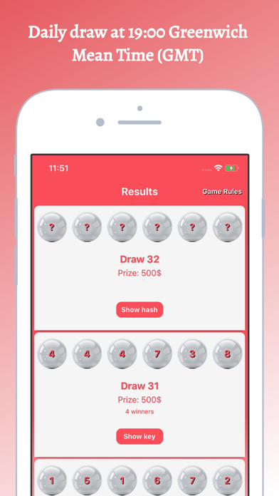 Daily Raffle App screenshot 3