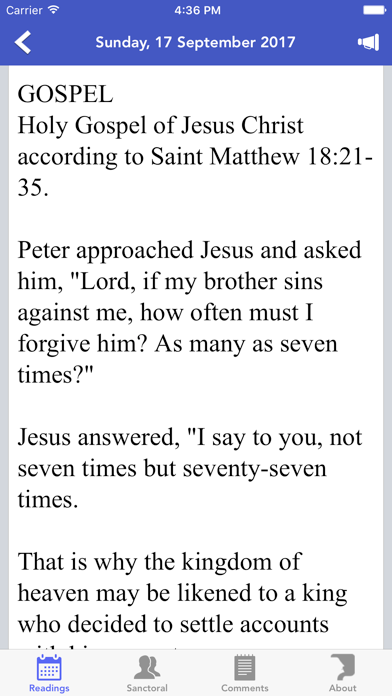 Daily Readings for Catholics screenshot 1