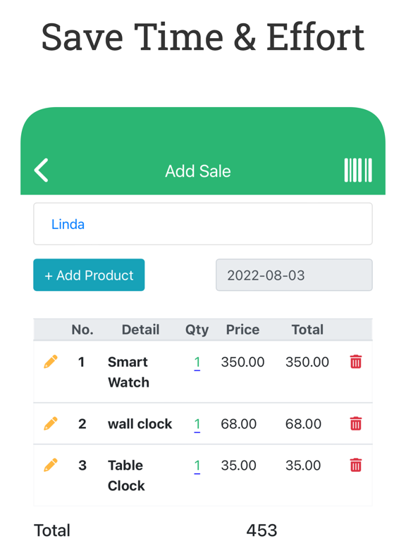 Daily Sales Record - POS, CRM screenshot 6
