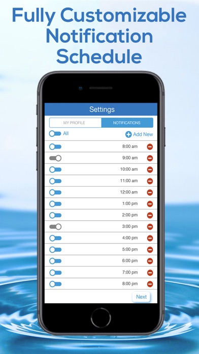 Daily Water Tracker Reminder screenshot 1