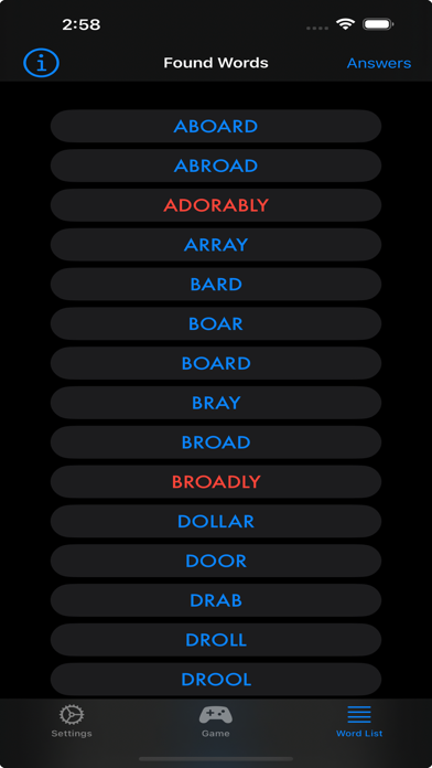 Daily Word Wizard screenshot 1