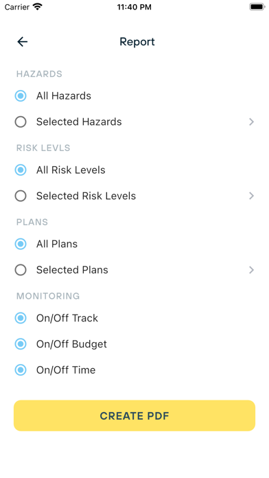 Damocles Risk Assessor screenshot 2