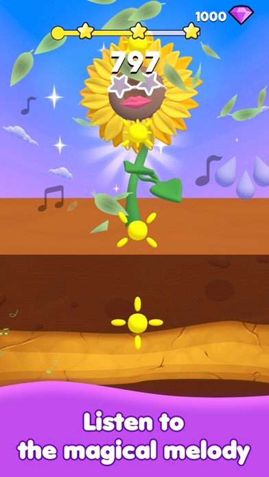 Dancing Sunflower:Rhythm Music screenshot 1