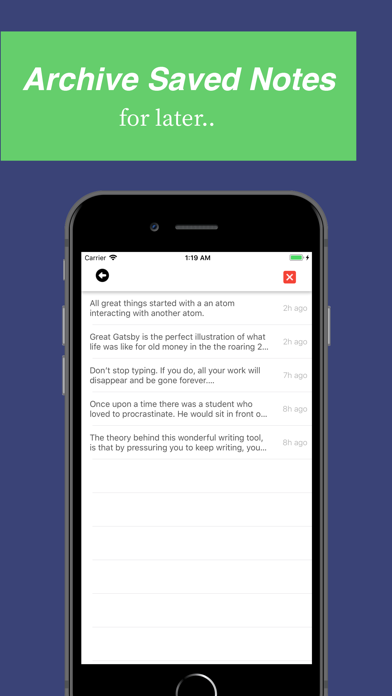 Danger Notes - Writer's Block screenshot 1