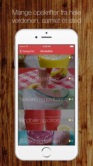 Danske Smoothie Opskrifter screenshot 3