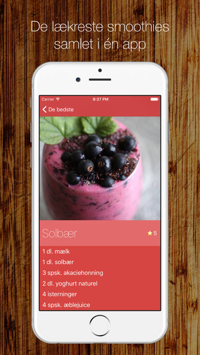 Danske Smoothie Opskrifter screenshot 5