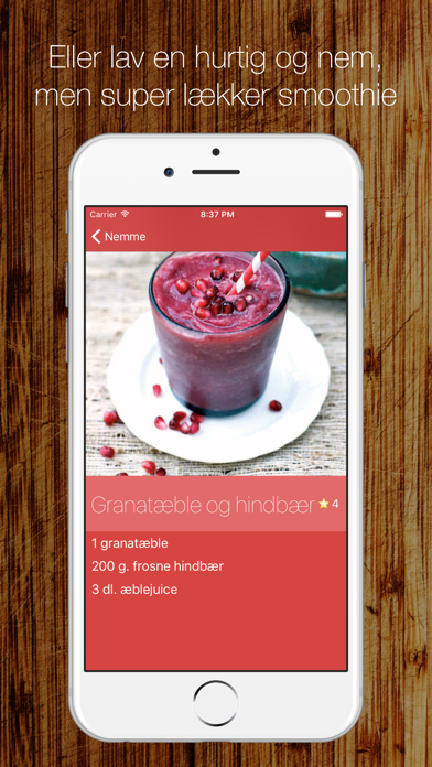 Danske Smoothie Opskrifter screenshot 1