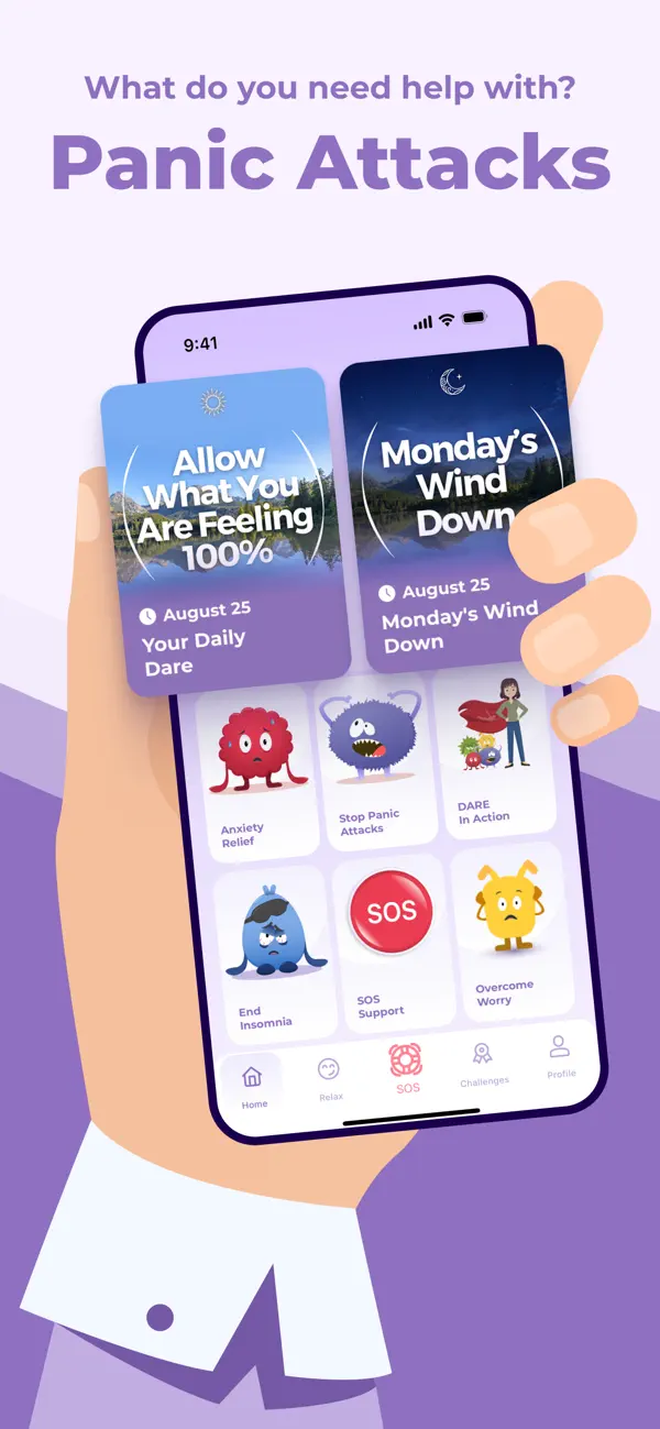 Dare: Panic & Anxiety Relief screenshot 4