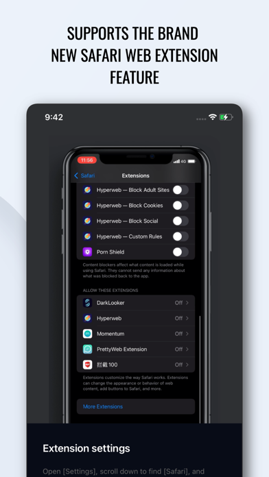 Dark Mode + For Safari Browser screenshot 1