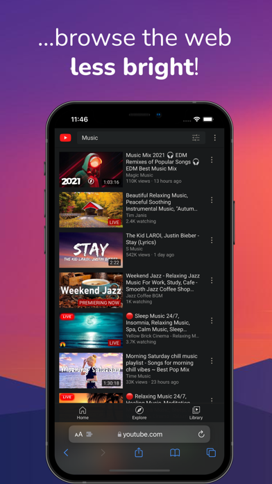 Dark Night - mode for Safari screenshot 3