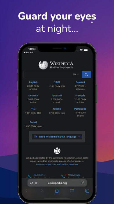 Dark Night - mode for Safari screenshot 4