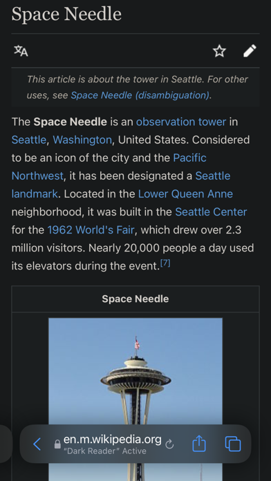 Dark Reader for Safari screenshot 4