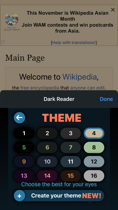 Dark Reader for Safari screenshot 2