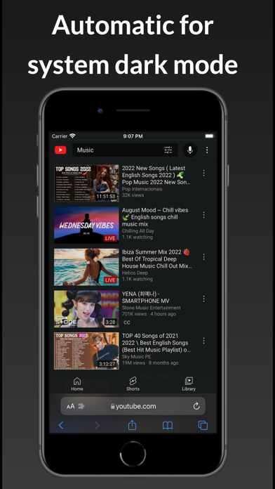 Darker - Dark Mode for Safari screenshot 1
