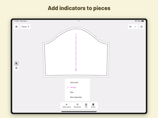 DartSide Pattern Drafting screenshot 2