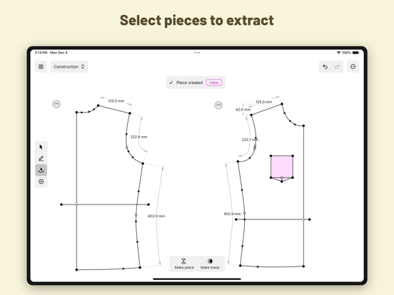 DartSide Pattern Drafting screenshot 3