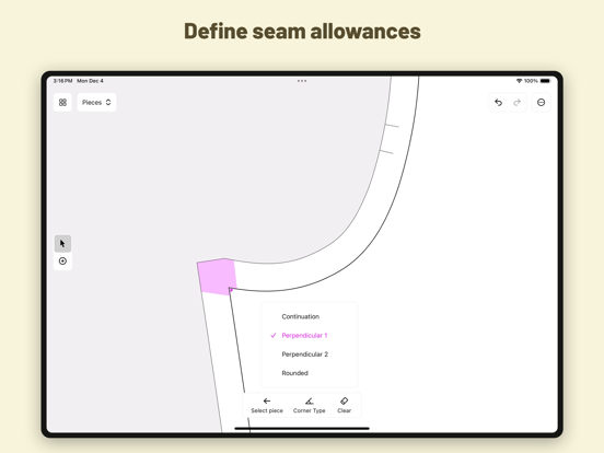 DartSide Pattern Drafting screenshot 1