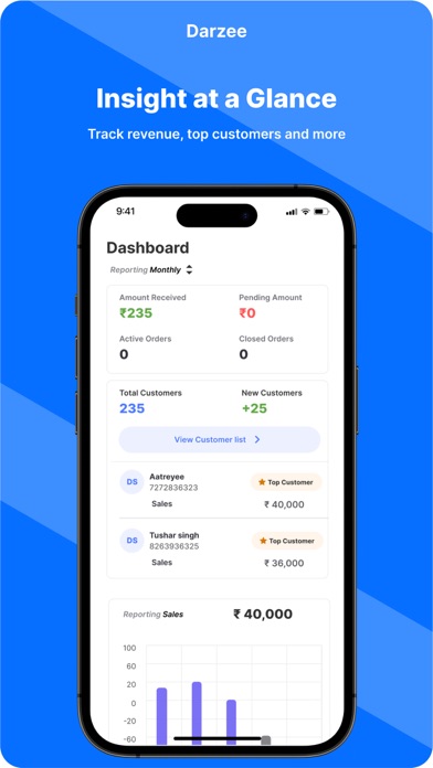 Darzee - Tailor Management CRM screenshot 3