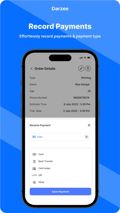 Darzee - Tailor Management CRM screenshot 1
