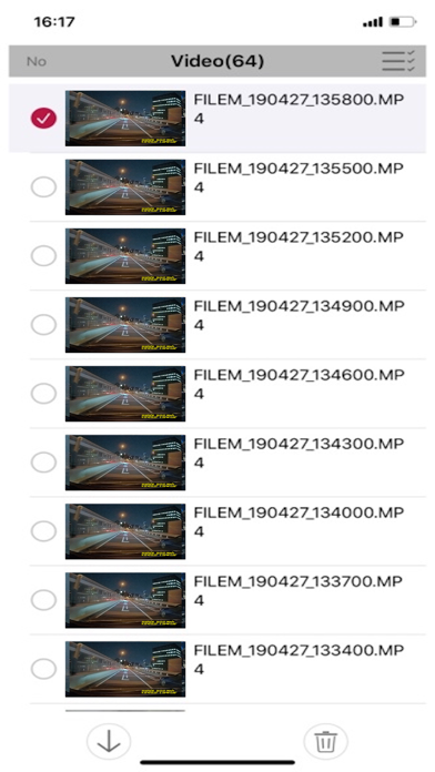 Dash Camera Interface screenshot 2
