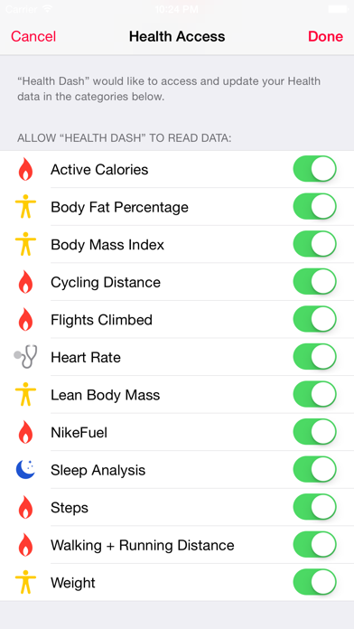 Dashboard for Apple Health App screenshot 2