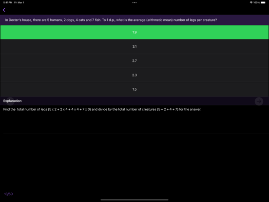 Data Analysis Review - GRE® LT screenshot 2