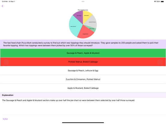 Data Analysis Review - GRE® LT screenshot 3