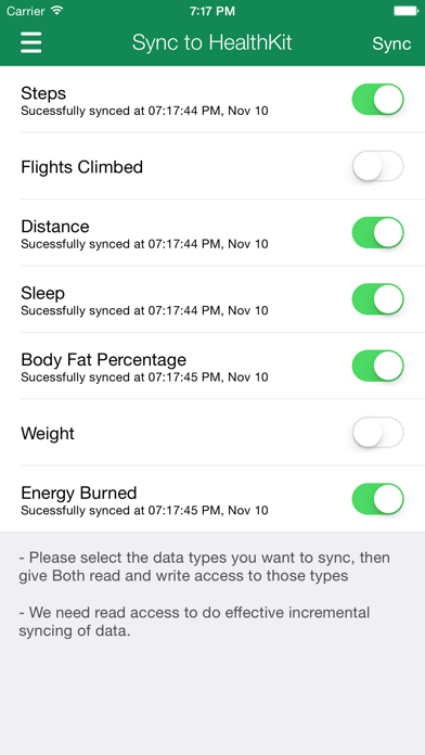 Data Manager for Fitbit screenshot 5
