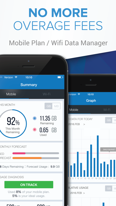 Data Manager - Track Usage of Mobile/Wi-Fi Data Plan screenshot 5