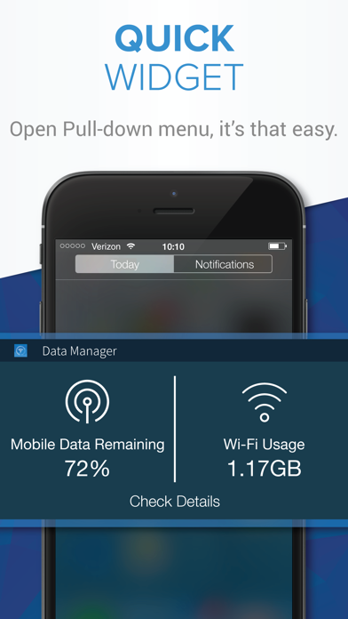 Data Manager - Track Usage of Mobile/Wi-Fi Data Plan screenshot 3