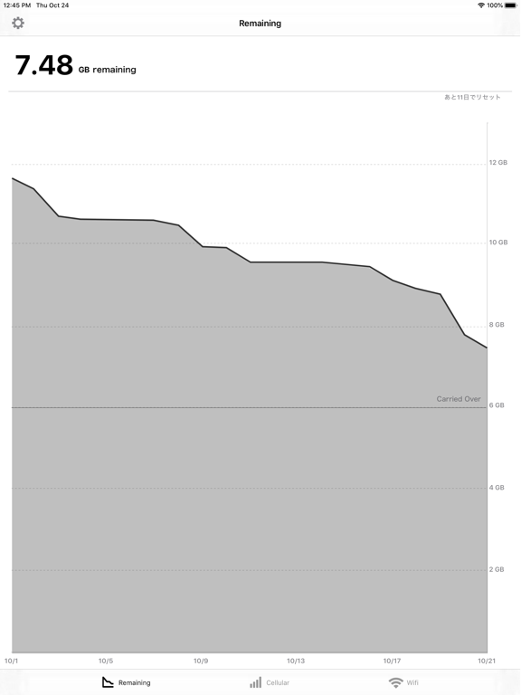 Data Remaining screenshot 10