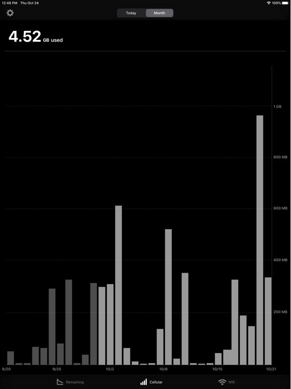 Data Remaining screenshot 4