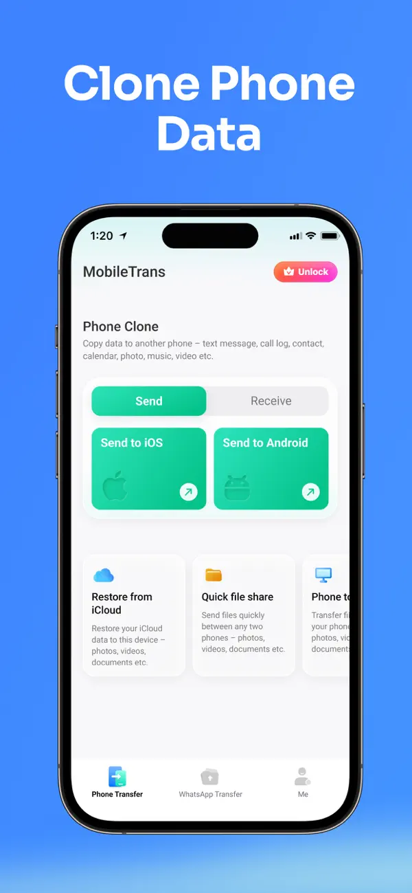 Data Transfer - MobileTrans screenshot 4