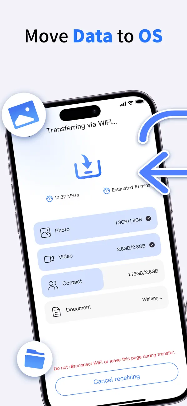Data Transfer Move to OS screenshot 5