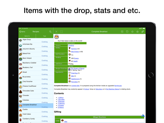 Database for Stardew Valley screenshot 7