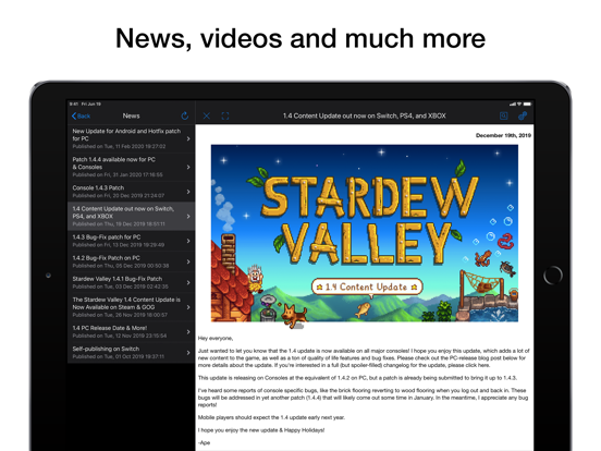 Database for Stardew Valley screenshot 1