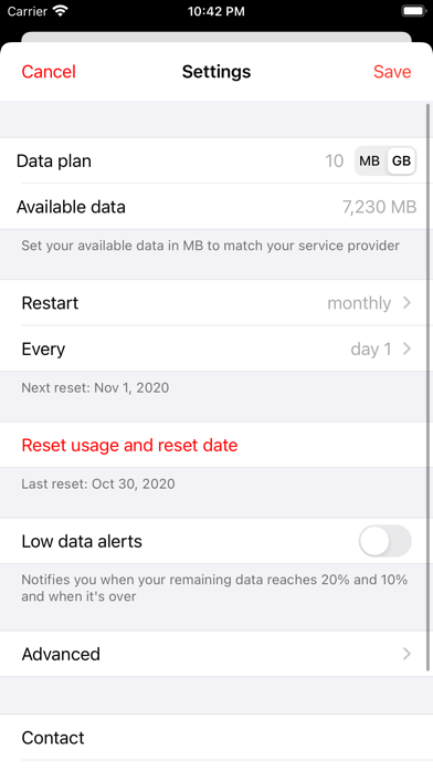 Databit: Data usage manager screenshot 2