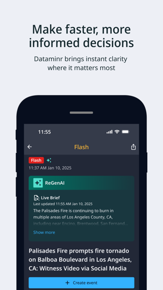 Dataminr screenshot 1